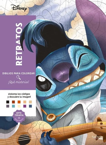 Libro Dibujos Para Colorear Que Misterio Retratos, Vol. 1. Editorial Hachette, Tapa Blanda