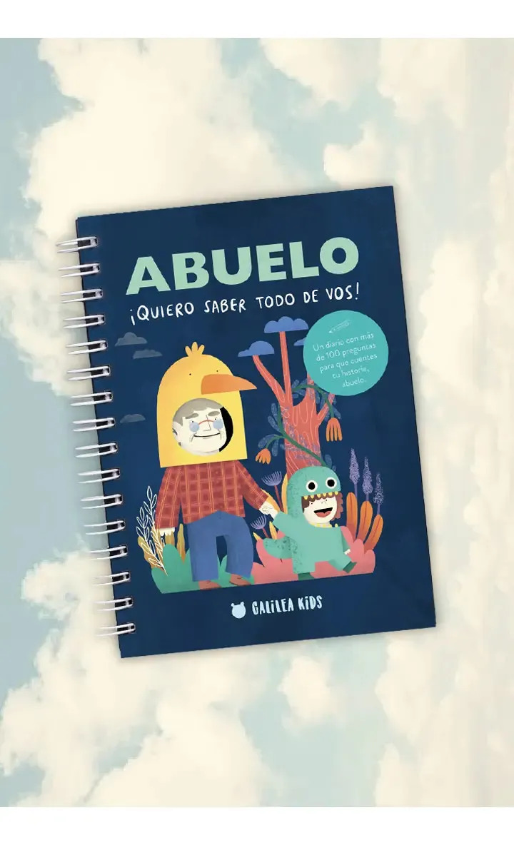 Libro Diario Abuelo, De Galilea Kids, Vol. 1. Editorial Galilea Kids, Tapa Blanda