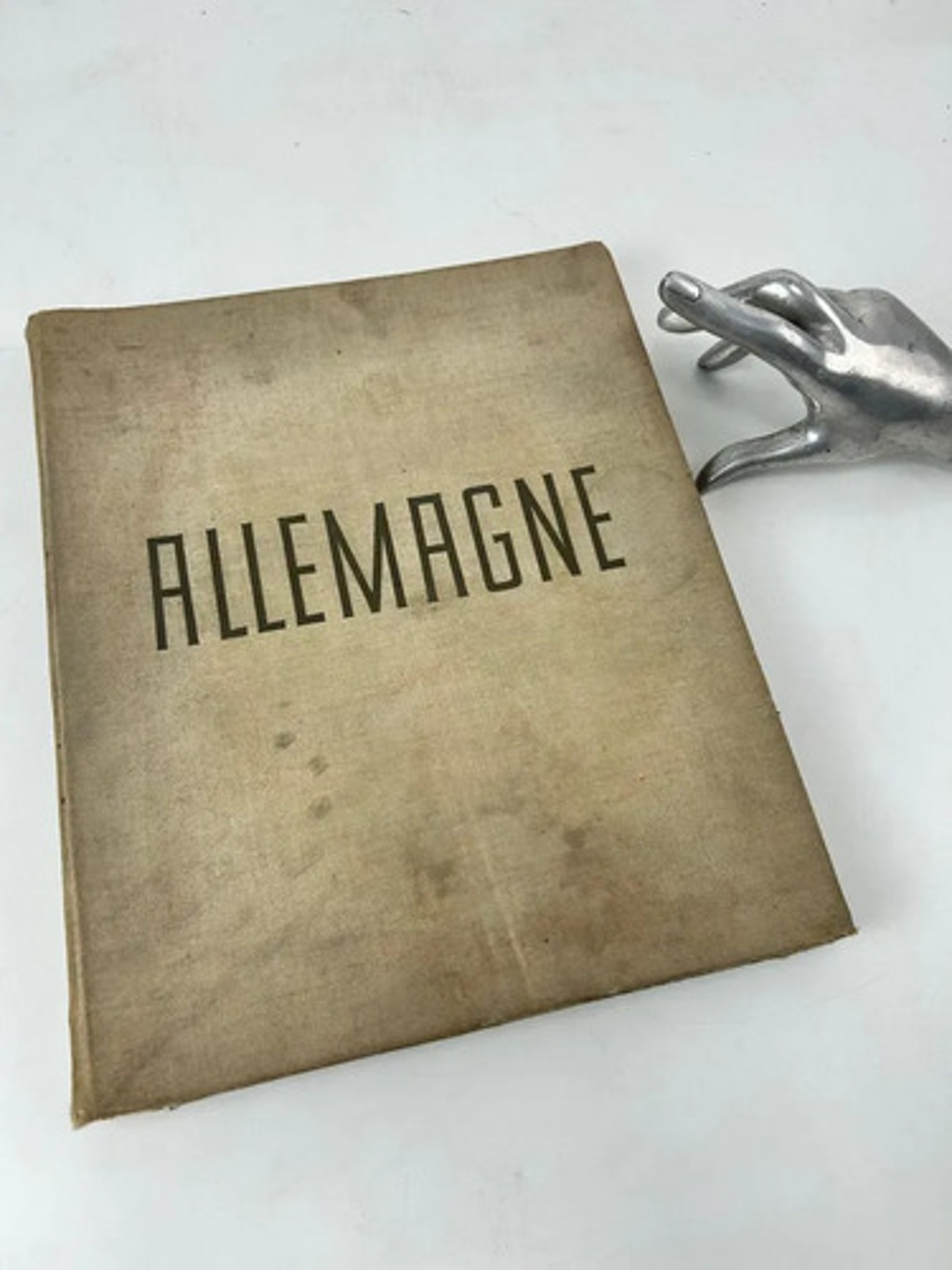 Alemania Libro Antiguo Industria Autos Trenes En Frances