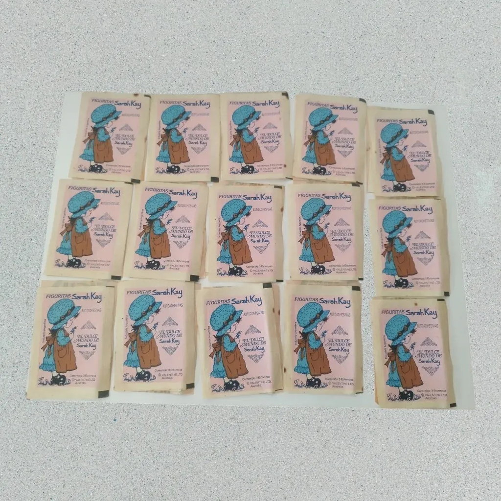 Lote 15 Sobres Figuritas Sarah Kay Vintage Sarah Kay