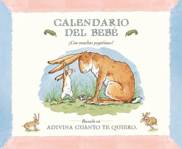 Calendario Bebé Adivina Cuánto Te Quiero Pegatinas