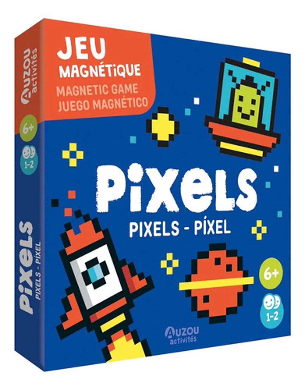 Pixels Juego Magnético De Viaje 1 A 2 Jugadores