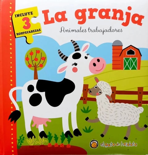 La Granja, Animales Trabajadores - Libro + 3 Rompecabezas