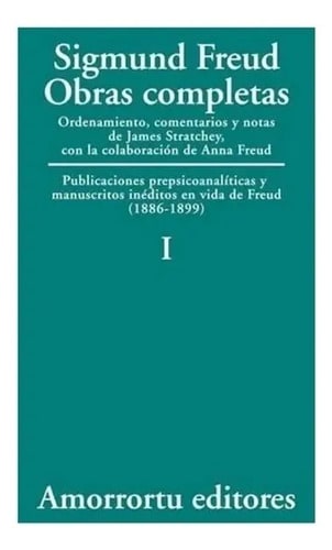 Libro - Obras Completas Sigmund Freud - Tomo 1