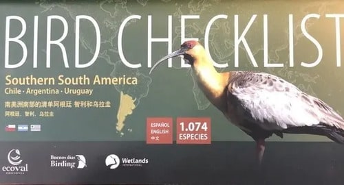 Libro - Bird Checklist - Horacio Matarazzo