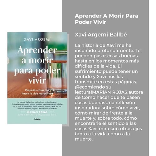 Aprender A Morir Para Poder Vivir, Argemi Ballbe, Xav