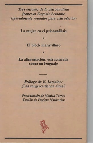 La Mujer En El Psicoanalisis Y Otros Textos - Lemoine, Eugen