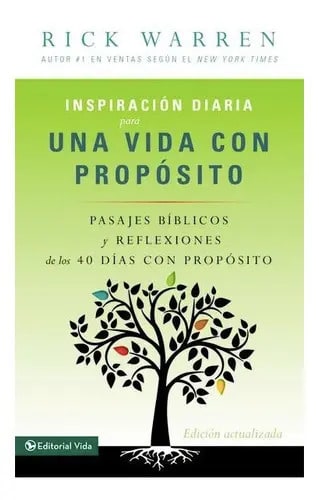 Inspiración Diaria Para Una Vida Con Propósito, De Warren, Rick. Editorial Vida En Español