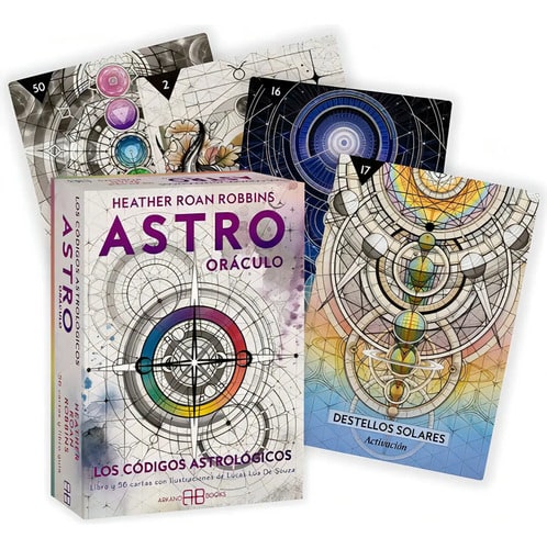 Astro Oráculo: Los Códigos Astrológicos (56 Cartas + Libro Guía) - Heather Roan Robbins / Arkanobooks