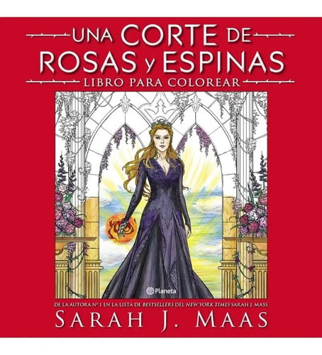 Una Corte De Rosas Y Espinas - Libro Para Colorear