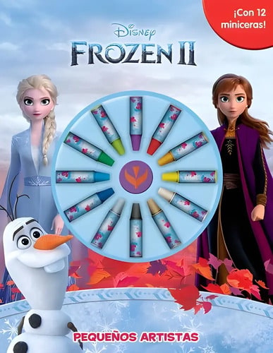 Frozen 2 Pequeños Artistas ¡con 12 Miniceras Disney