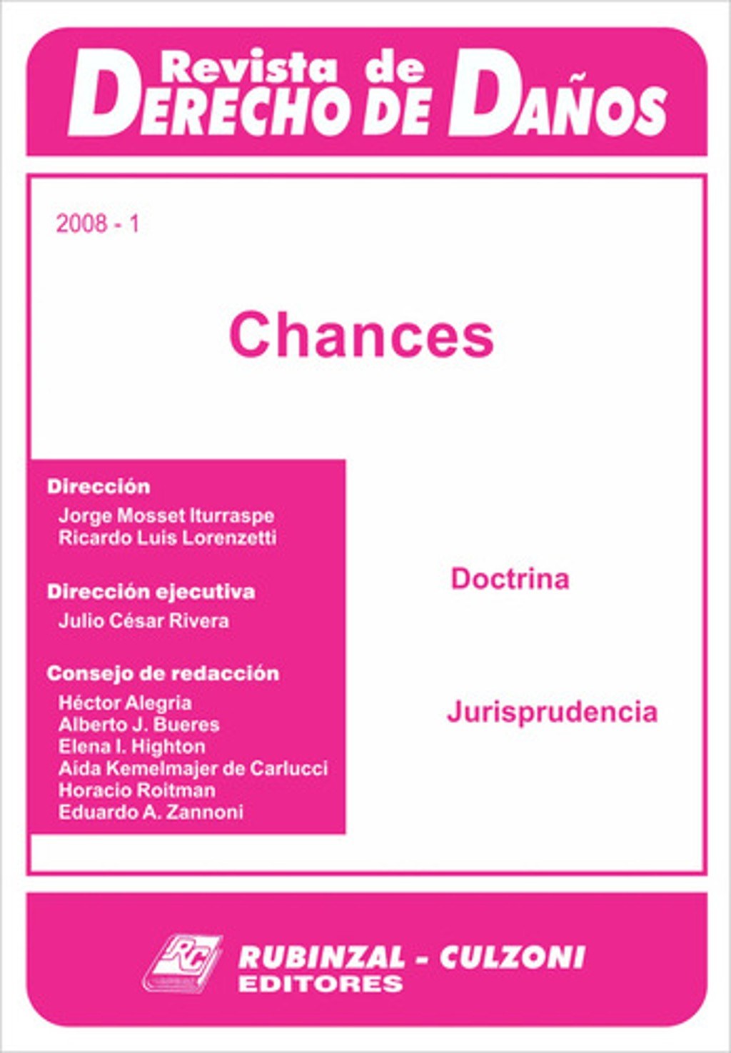 Chances Doctrina Y Jurisprudencia - Lorenzetti