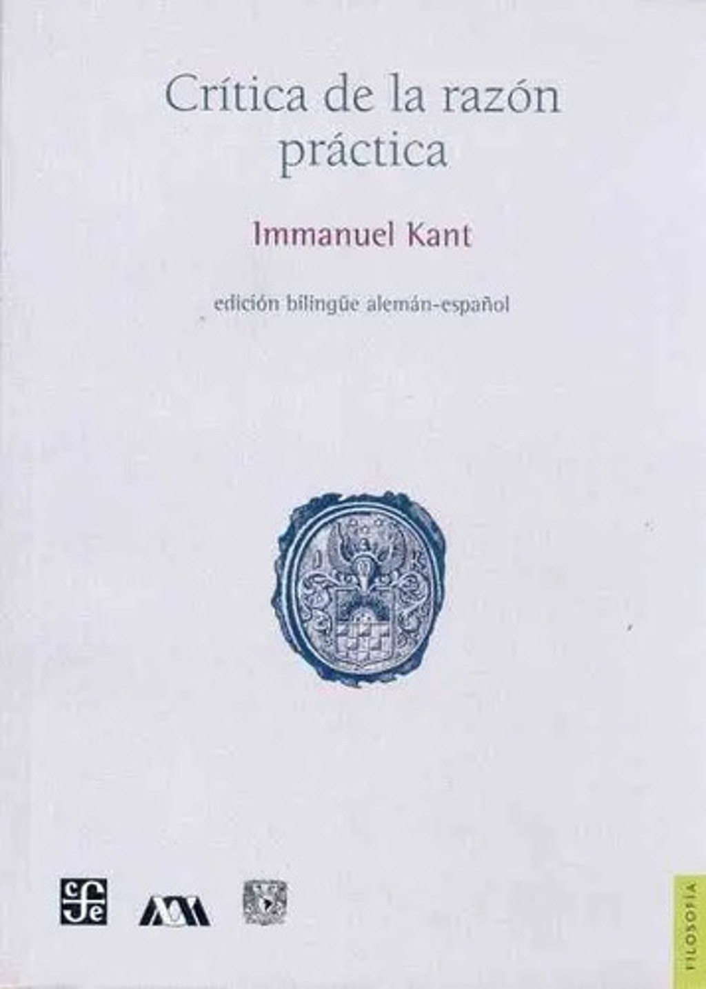 Crítica Razón Práctica Edición Bilingüe Kant Emmanuel