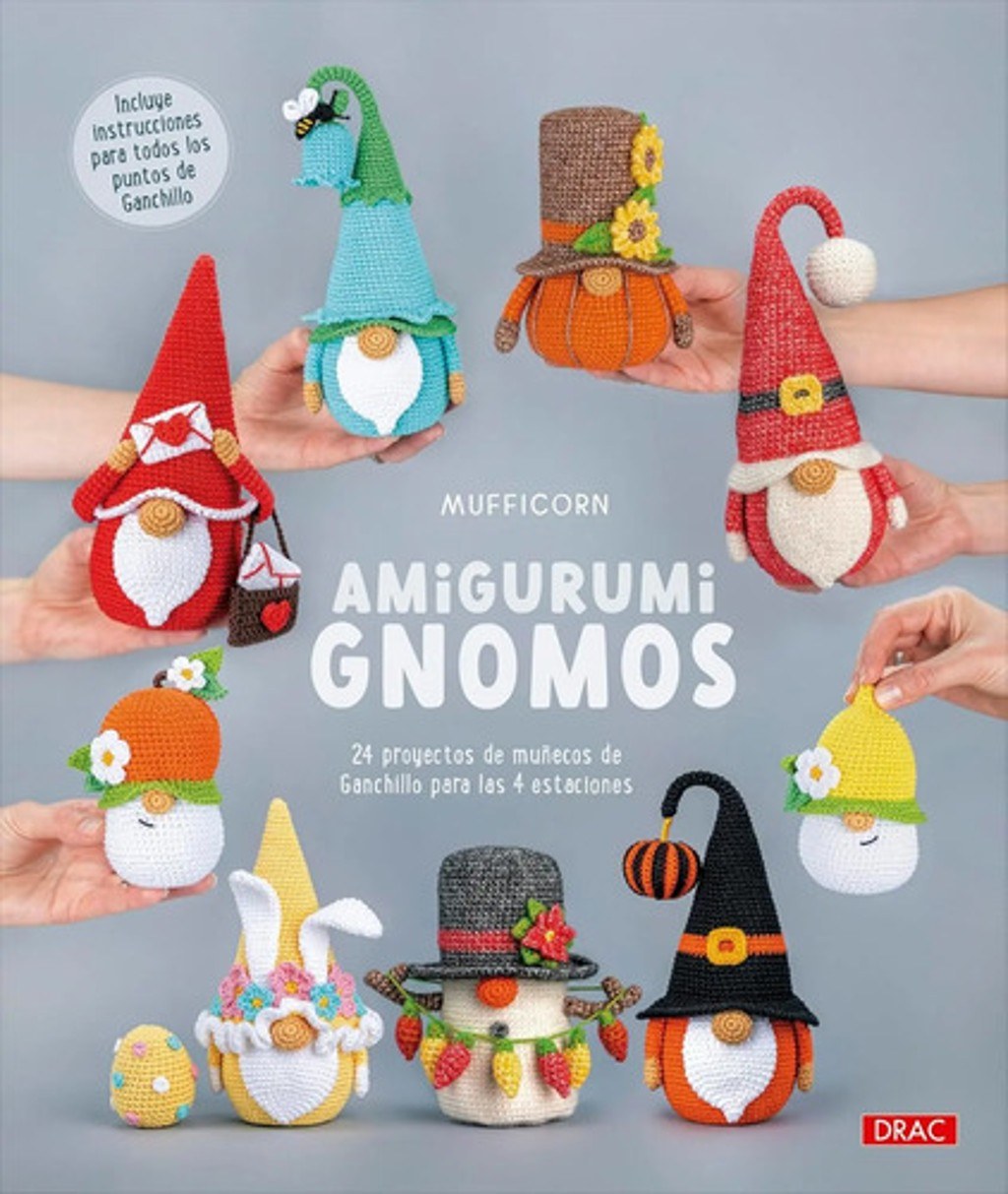 Amigurumi Gnomos Mufficorn: 24 Proyectos Ganchillo 4 Estacio