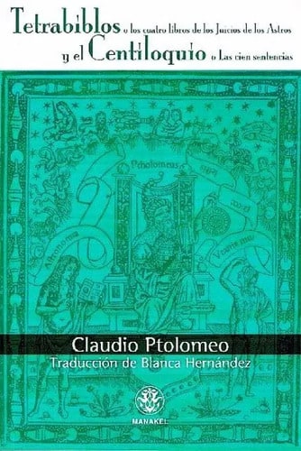 Tetrabiblos Y Centiloquio Claudio Ptolomeo Astrología