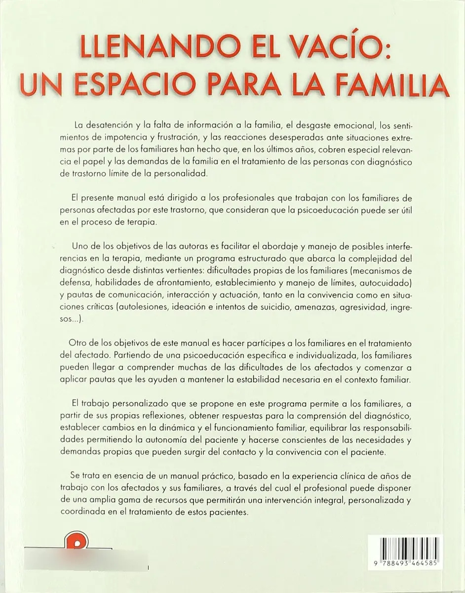 Llenando El Vacío Mosquera Tlp Personalidad