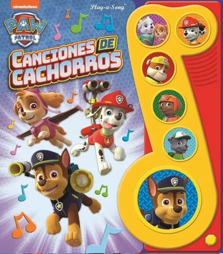 Canciones De Cachoros Patrulla Canina. Lmn 6b, De Paw Patrol. Editorial Pil Publications S.l., Tapa Dura En Español