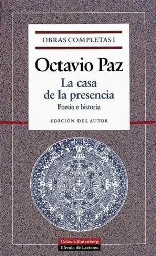 Obras Completas, De Octavio Paz. Editorial Galaxia Gutenberg En Español