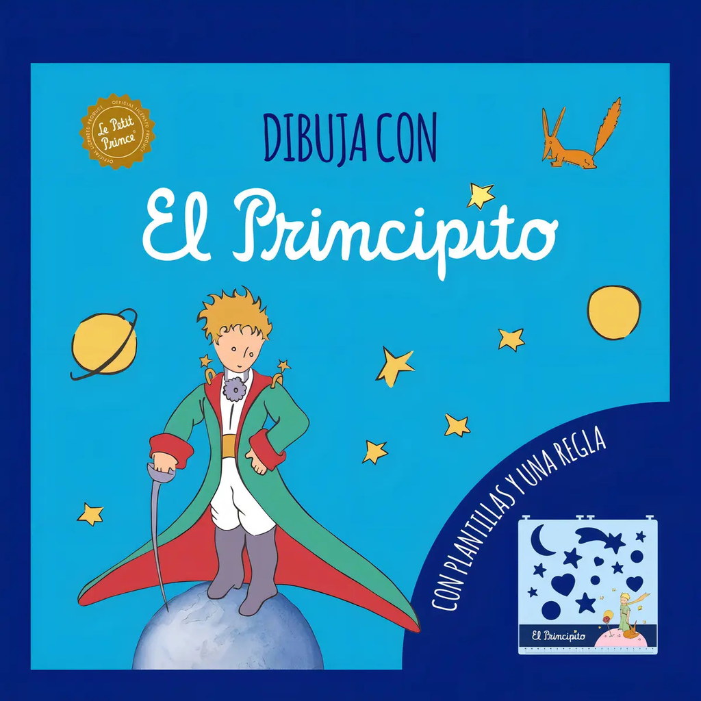 Dibuja Con El Principito, De Antoine De Saint-exupéry. Editorial Bruño En Español