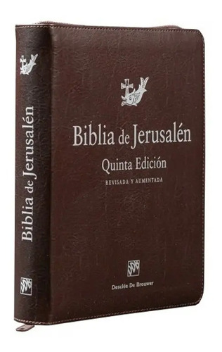 Biblia De Jerusalén Manual 5ª Edición - Estuche Cremallera