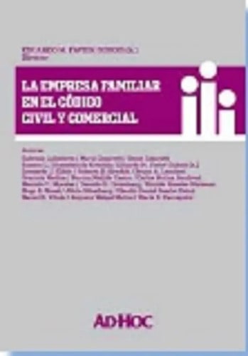 La Empresa Familiar Código Civil Y Comercial Favier Dubois