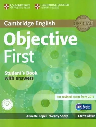 Libro Cambridge English Objective First Sb With Answers & Cd-rom - 4th Ed, De Capel, Annette, Vol. S/n. Editorial Cambridge University, Tapa Blanda, En Inglés ( 9999)