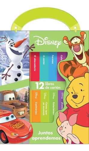 Mi Primera Librería Juntos Aprendemos Disney Clasicos, De Disney. Editorial Pi Kids, Tapa Blanda En Español, 2024