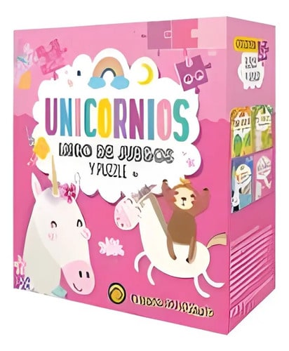 Unicornios (libro De Juegos Y Puzzle 30 Piezas)