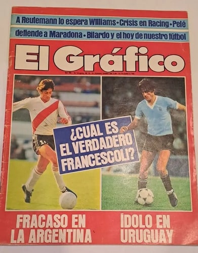 Revista El Grafico # 3343 - Tapa Francescoli