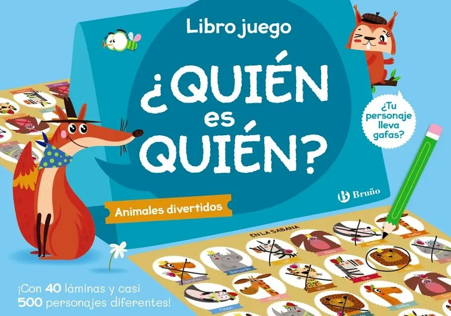 ¿quien Es Quien? Libro Juego 3 O 4 Años Detectives