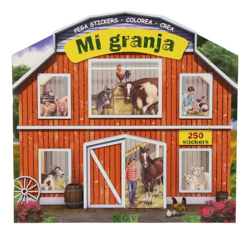 Mi Granja Pega Pegatinas Stickers