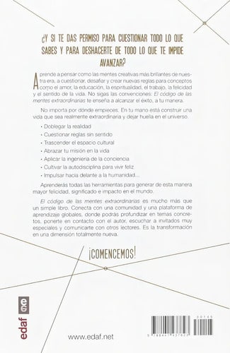 Libro Codigo De Las Mentes Extraordinarias - Vishen Lakhiani