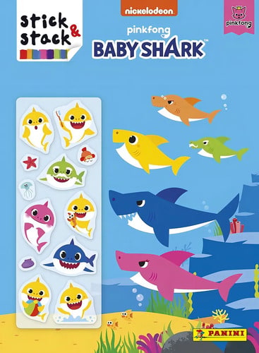 Baby Shark - Stick & Stack N.265, De Panini España., Vol. 1. Editorial Panini, Tapa Blanda En Español, 2022
