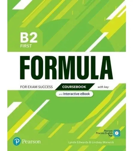 Formula B2 First Coursebook And Interactive De Lynda Edwards Editorial Pearson Tapa Blanda En Inglés Internacional 2021