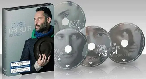 Box Set 4 Cds Jorge Drexler 30 Años Edición Limitada Rock