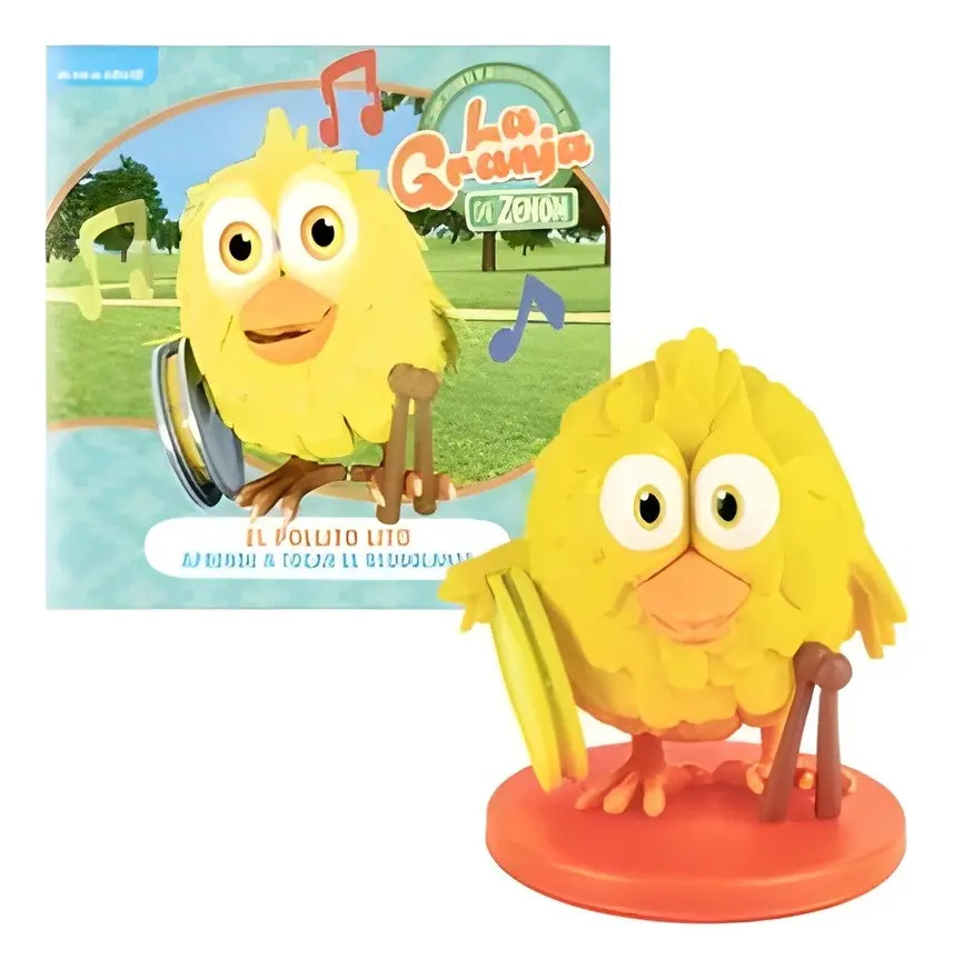 Audiocuento Granja De Zenón + Figura El Pollito Lito