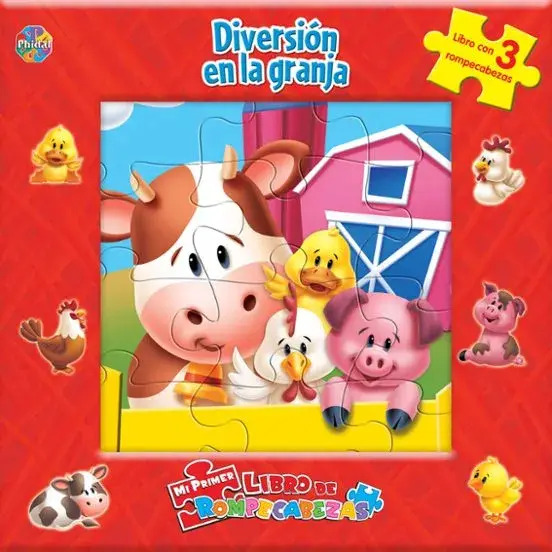 Libro Bebé Granja - Diversión Con Animales Sonidos