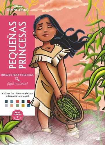 Dibujos Para Colorear Que Misterio Pequeñas Princesas, De Varios Autores. Editorial Hachette, Tapa Blanda En Español, 2025
