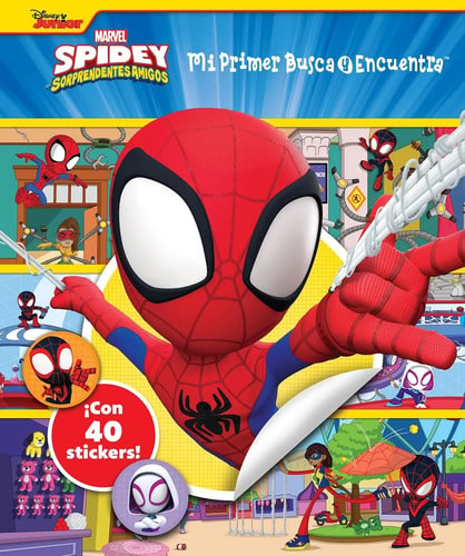 Busca Y Encuentra Con Pegatinas Marvel Spidey