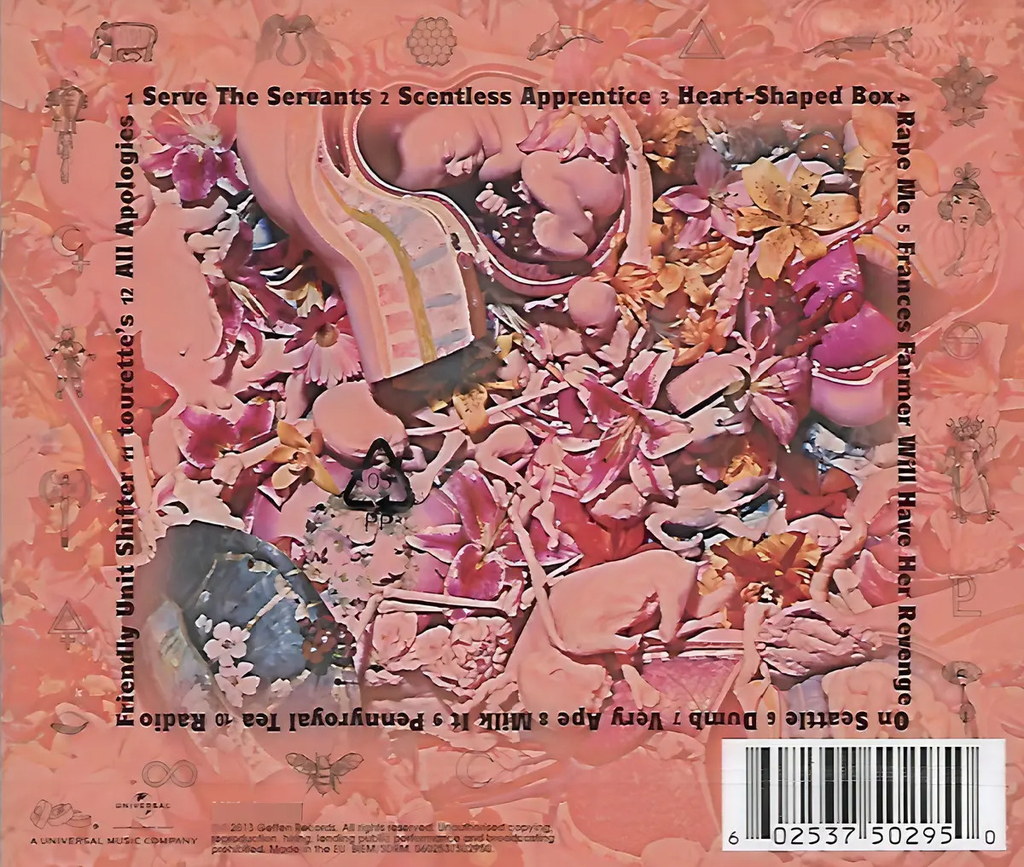 Nirvana Cd In Utero 20 Aniversario Edición Remaster Rock