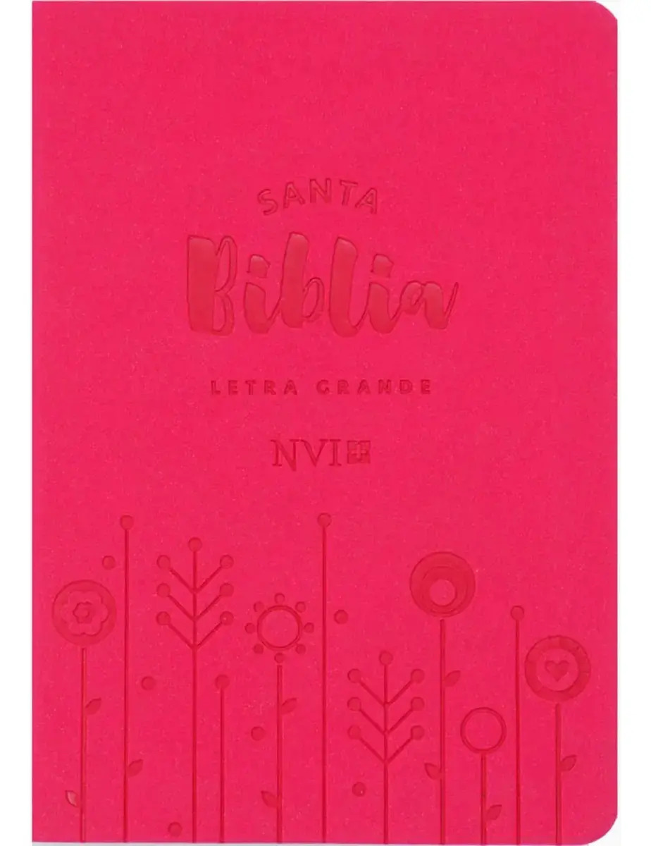 Biblia Nueva Versión Internacional Nvi Fucsia Letra Grande, De Nueva Versión Internacional. Editorial Peniel, Nueva Versión Internacional