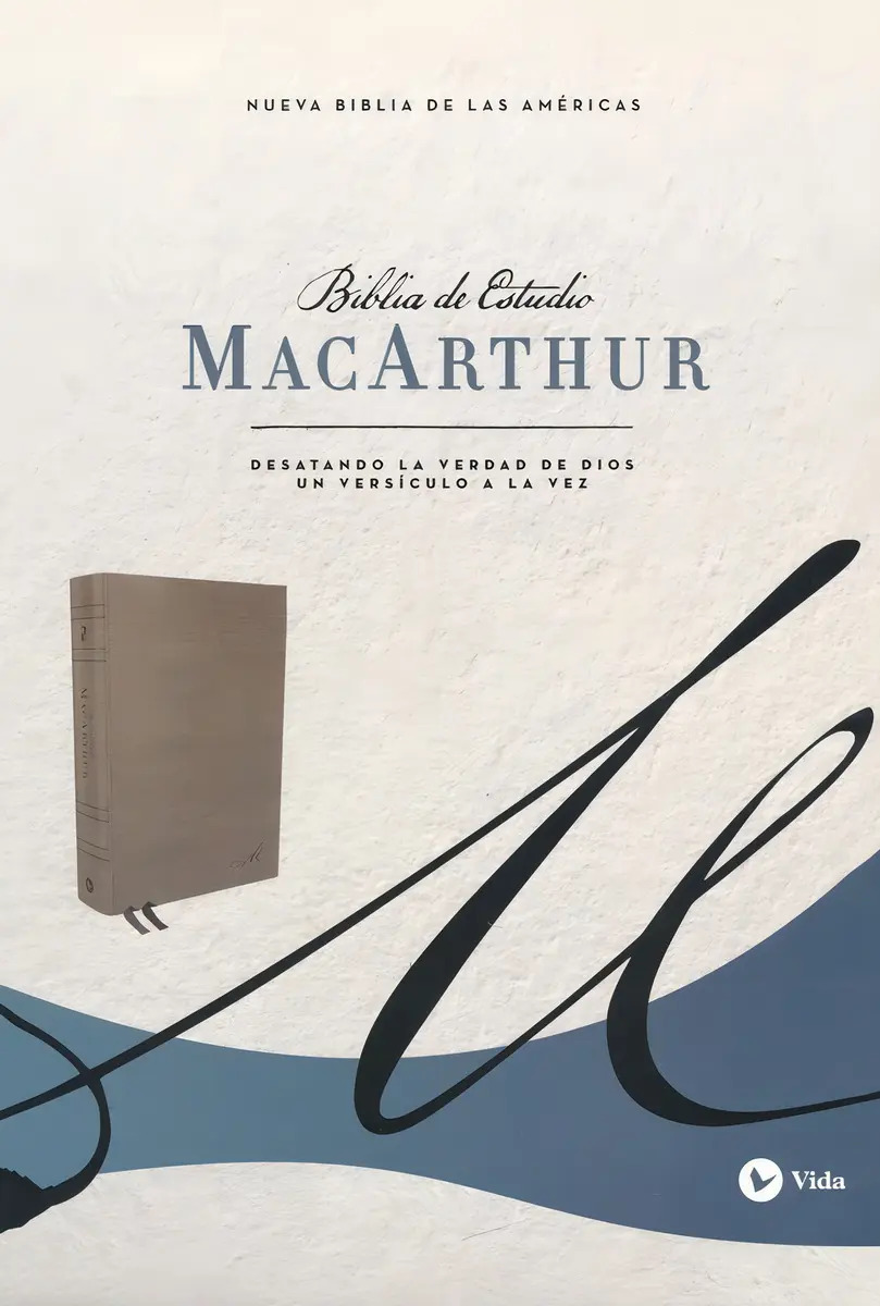 Biblia De Estudio Macarthur: Nueva Biblia De Las Américas, De Editorial Vida. Editorial Vida, Tapa Dura En Español, 2021