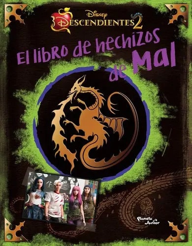 Descendientes . El Libro De Hechizos De Mal - Disney