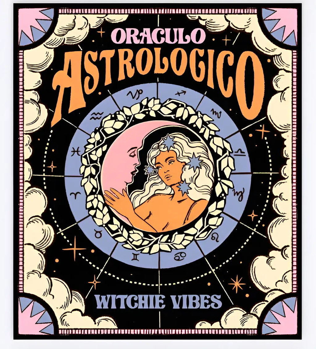 Oráculo Astrológico Witchie Vibes 45 Cartas Mensajes