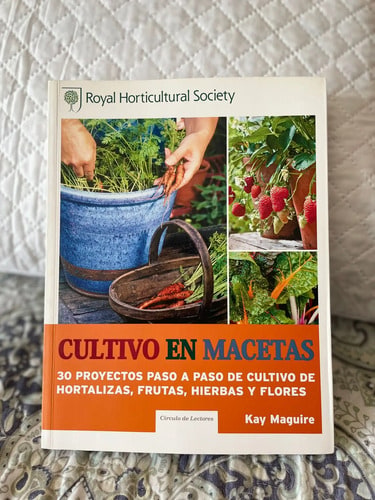 Libro Cultivo Macetas Royal Horticultural Society Guía Proye