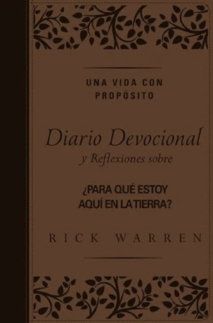 Una Vida Con Proposito Diario Devocional Leathersoft