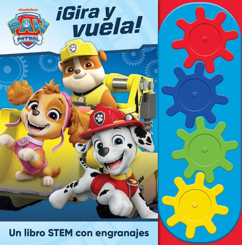 Paw Patrol Gira Y Vuela Libro Interactivo Stem