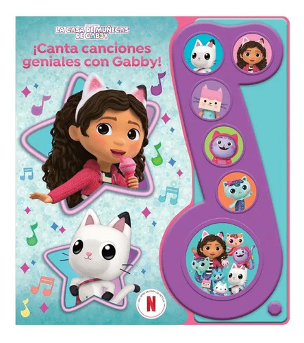 Canta Canciones Geniales Con Gabby Libro Musical Tapa Dura