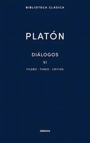Portada de Libro 38. Dialogos Vi. Filebo, Timeo, Critias - Platon