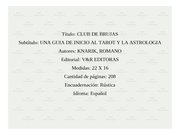 Portada de Libro Club De Brujas - Mel Knarik / Ayelén Romano